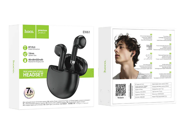 Wireless TWS Earbud w/ 7 Hours (EW61)
