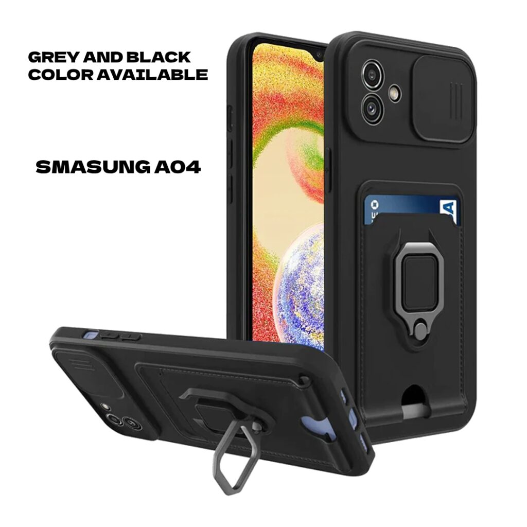 Card Tough Ring Case for Samsung Galaxy A04