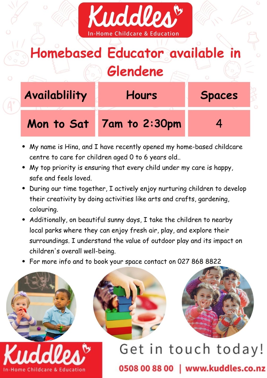Home Based childcare