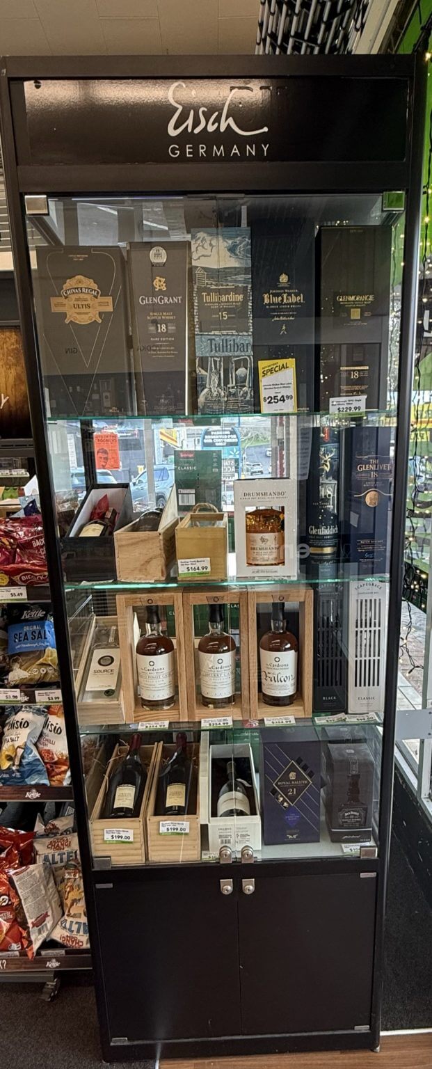 Tall beautiful Showcase with light -PRICE REDUCED