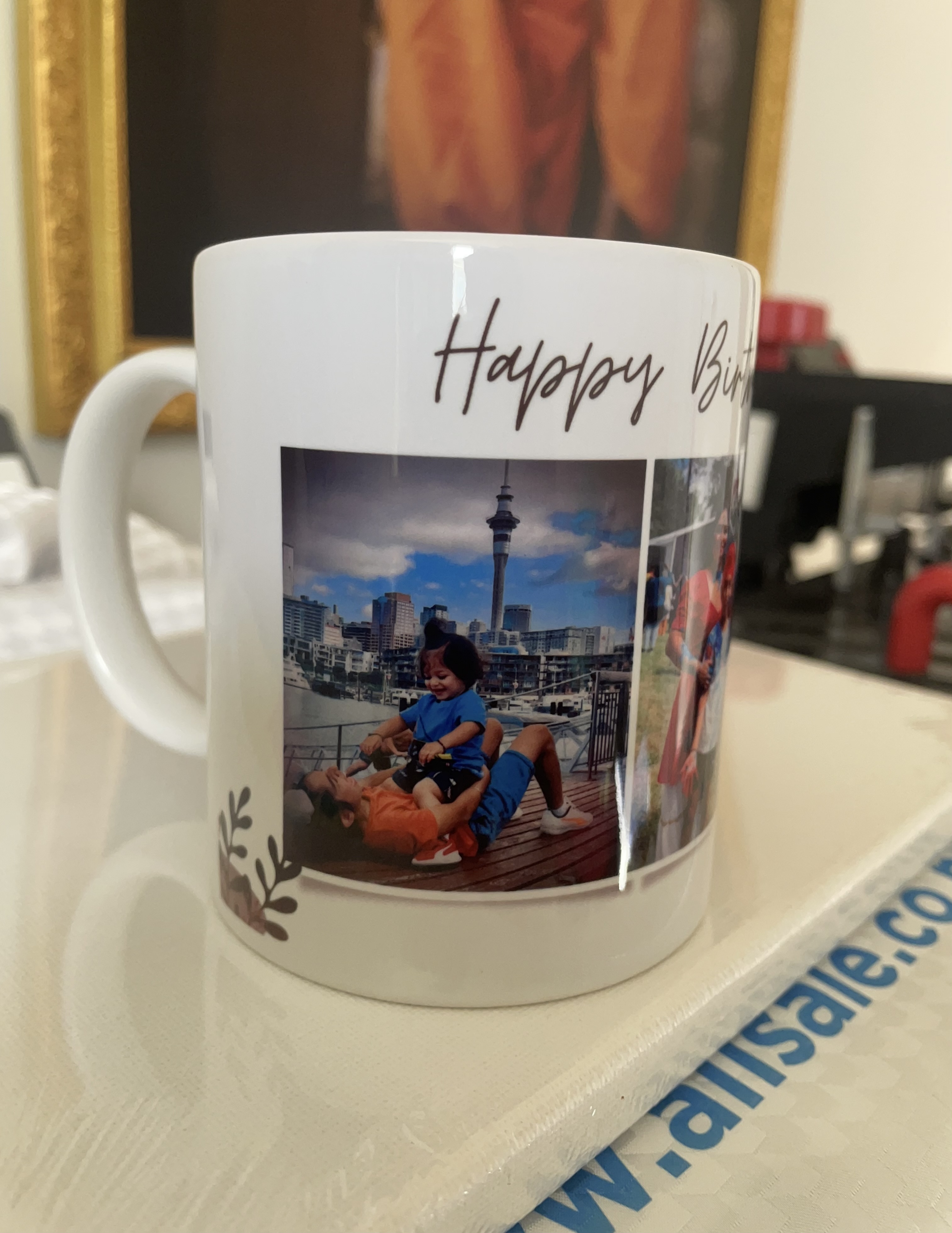 Customized mug print
