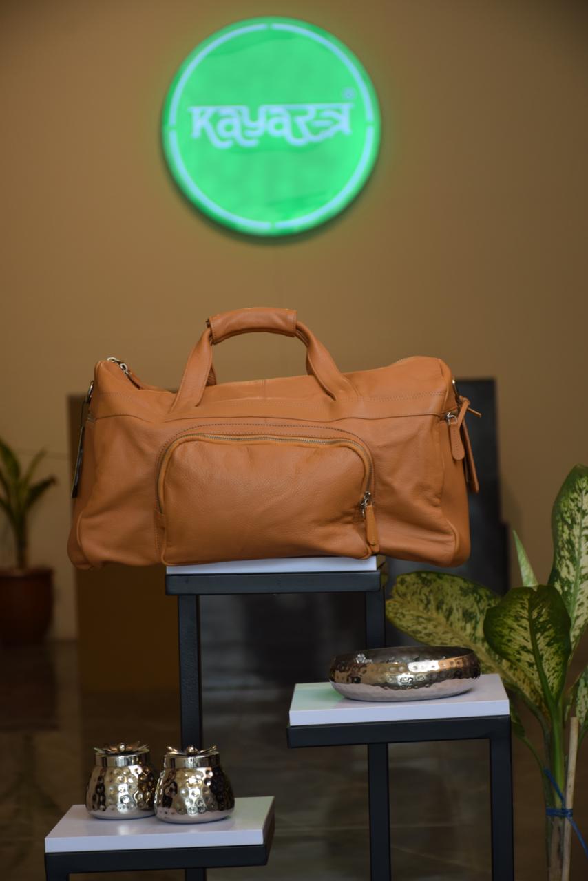 Duffle Bag.... 100% genuine leather Duffle Bag