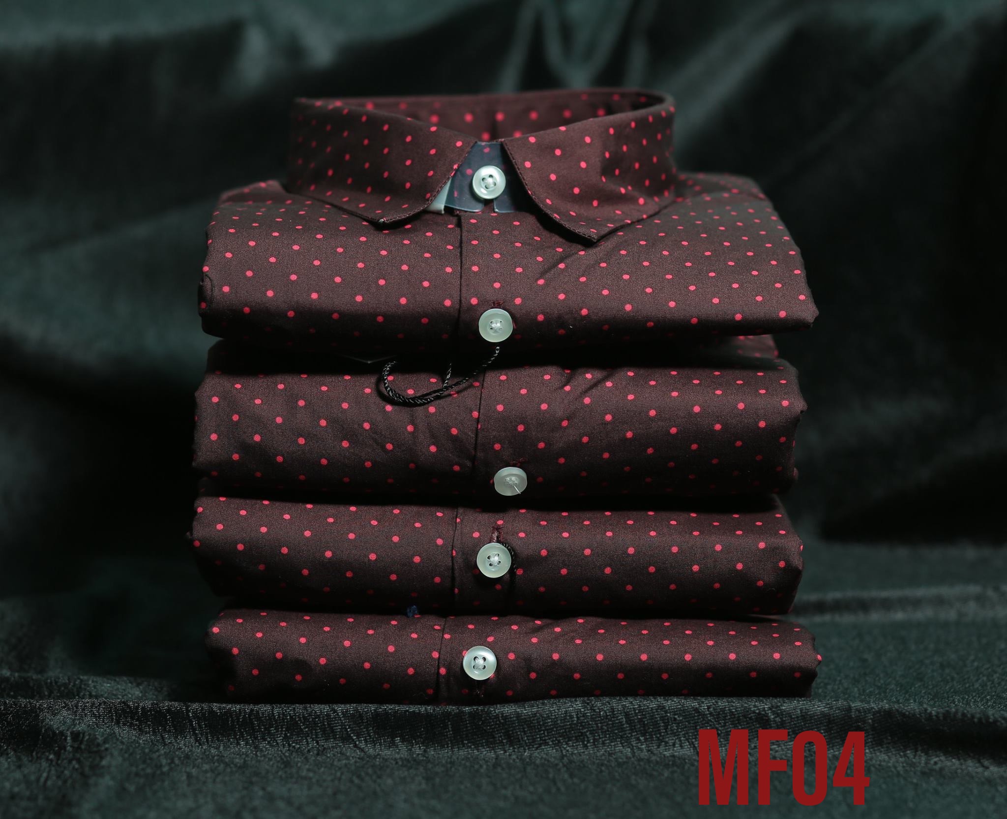 Brown Dotted Print