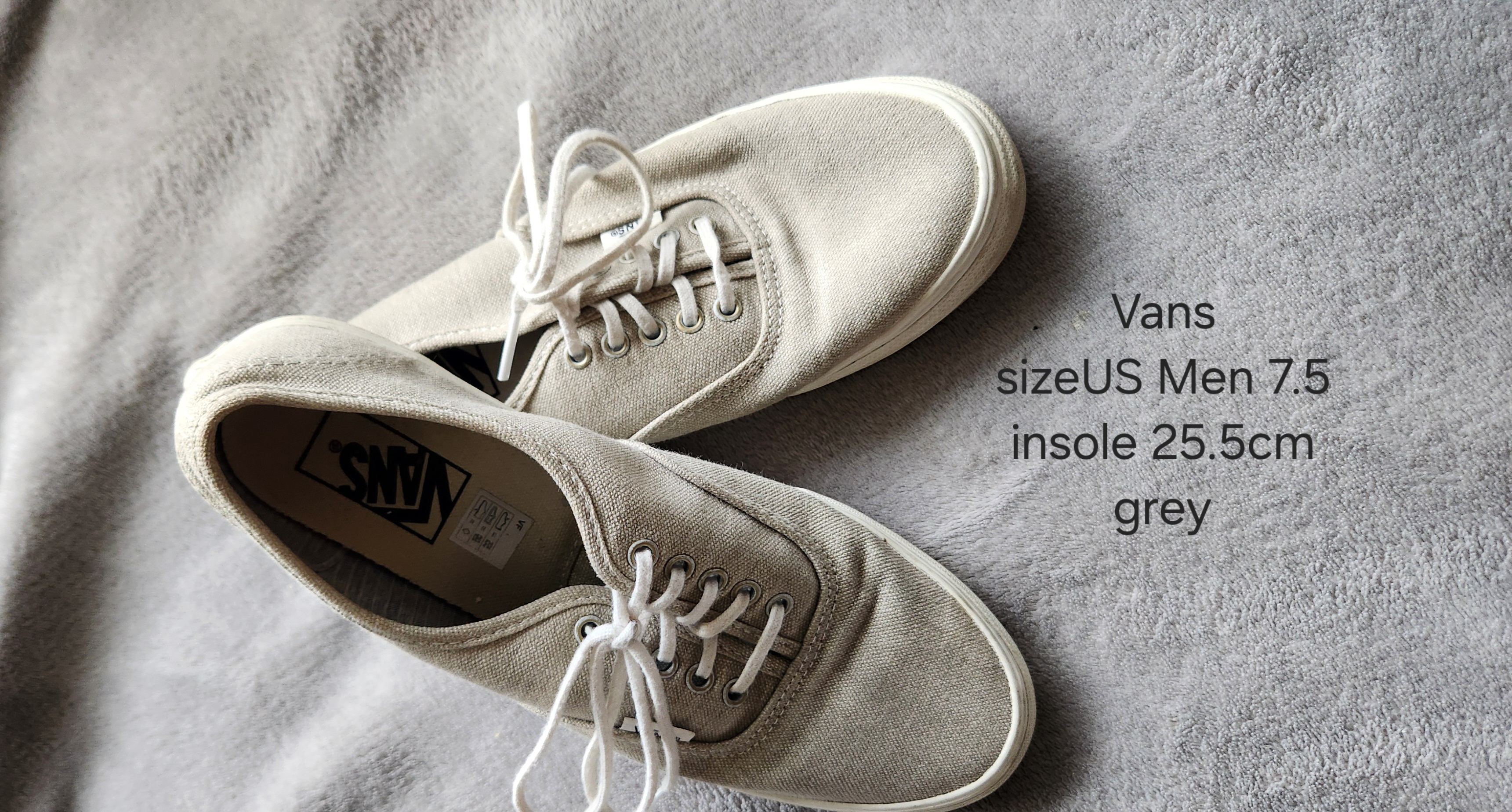 Vans Canvas Grey