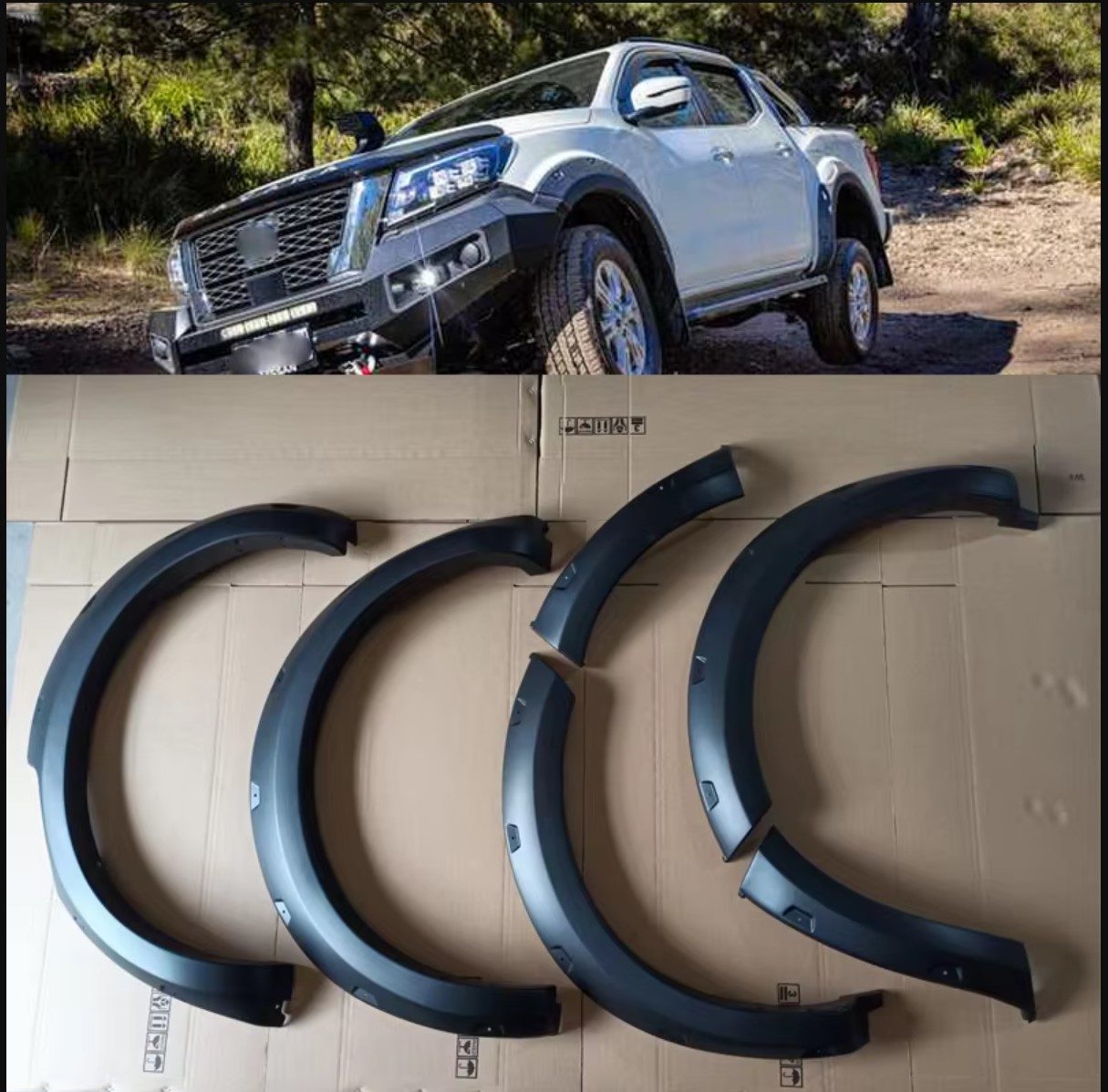 NISSAN NAVARA 2021+ - BOLT STYLE FENDER FLARES