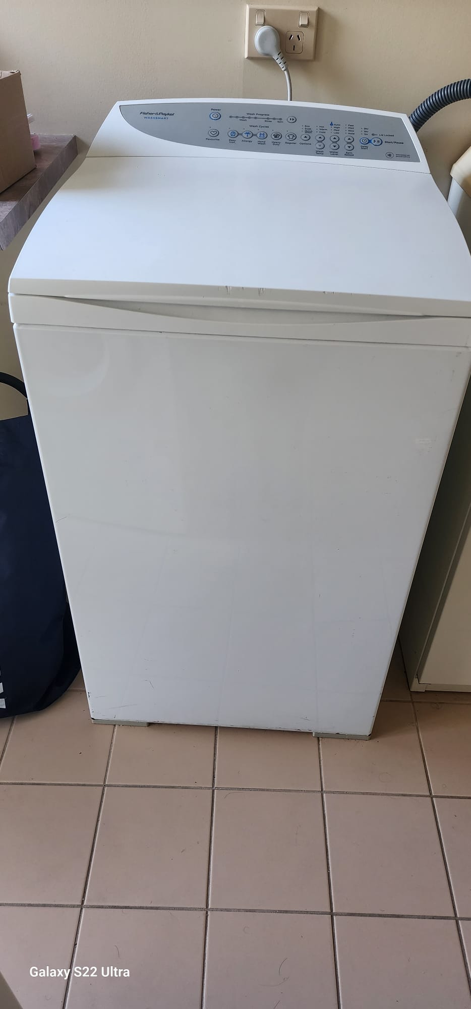 Fisher and Paykel washing machine