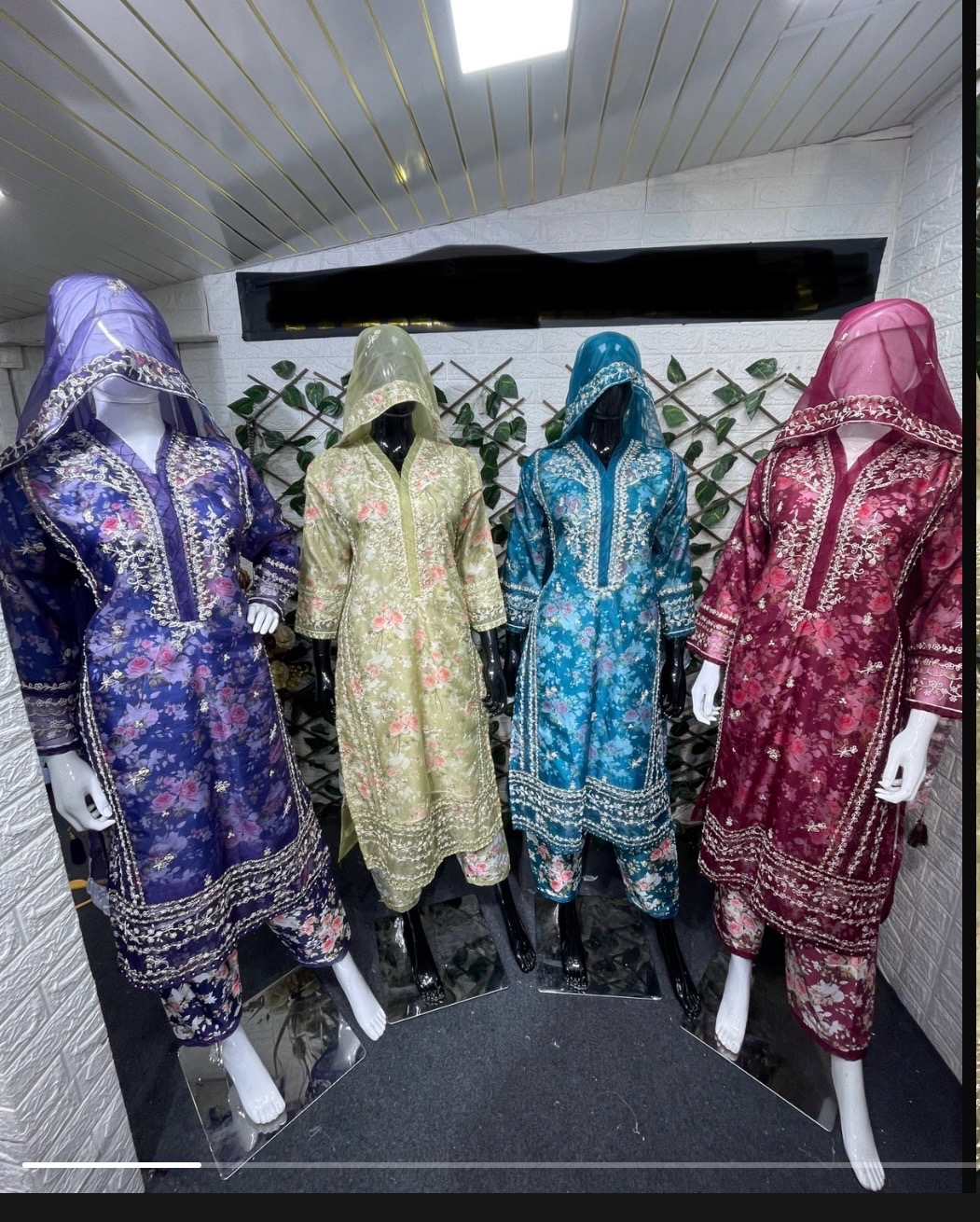 Pakistani stitched party wear suits