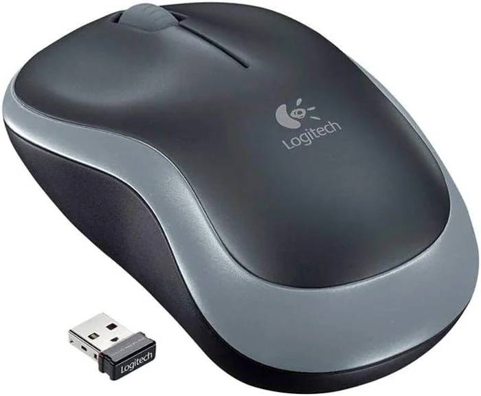 Logitech M185 Wireless Mouse Grey 2.4GHz USB Optical Mouse for PC & Laptop