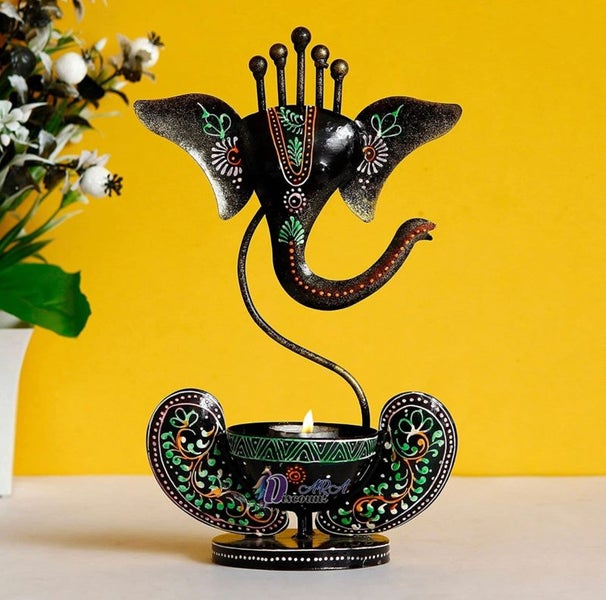 Ganesh Ji Tea Light Candle Holder.