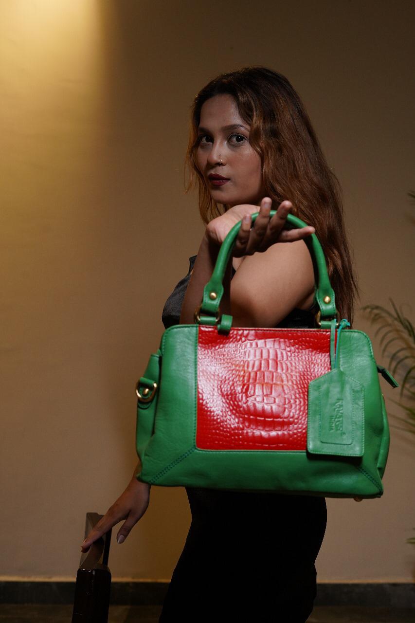 KAYASTRA Forest Green Handbag