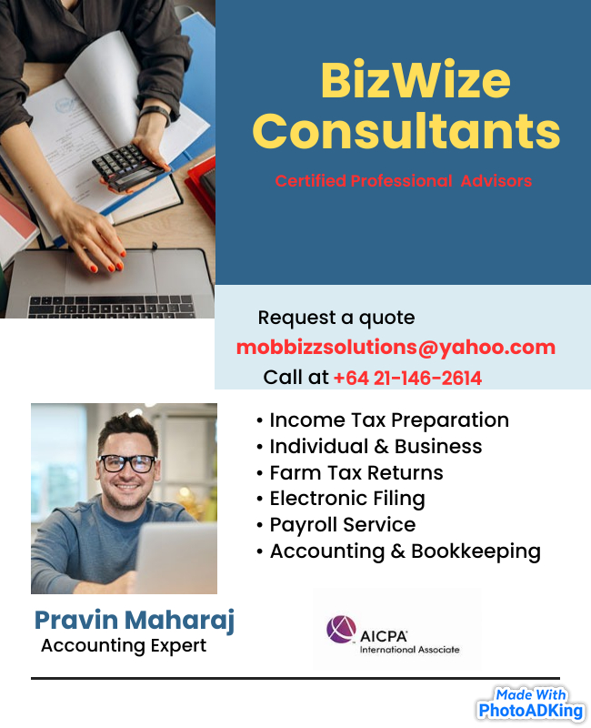 Accounting and Taxation services to small to medium businesses at a reasonable price.