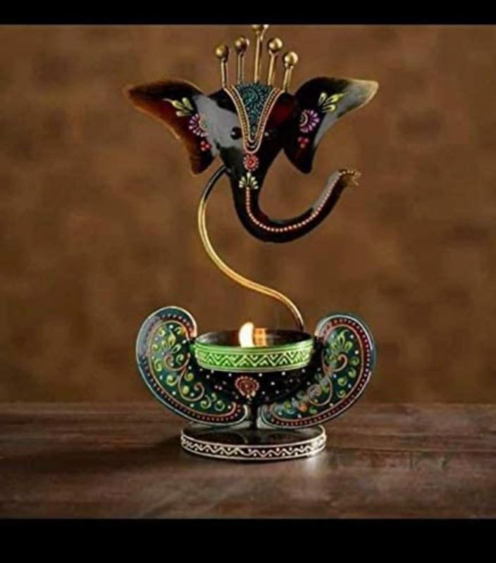 Ganesh Ji Tea Light Candle Holder