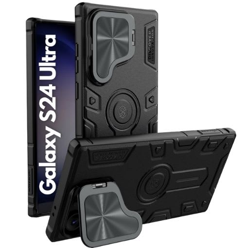 Nillkin CamShield Armor Prop MagSafe Cover for Samsung Galaxy S24 Ultra Carbon Black Galaxy S24 Ultra