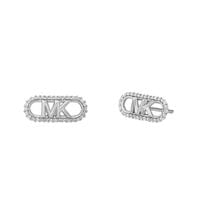 Michael Kors Women s Premium Kors MK Sterling Silver Pav Empire Link Stud Earrings MKC1657CZ040 (2)