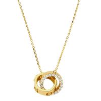 Michael Kors Women s Kors MK GoldTone Sterling Silver Pendant Necklace MKC1554AN710 (2)