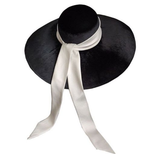 Elegant Wedding Party Wide Brim Women Fedoras Hats Rayon Made Bow