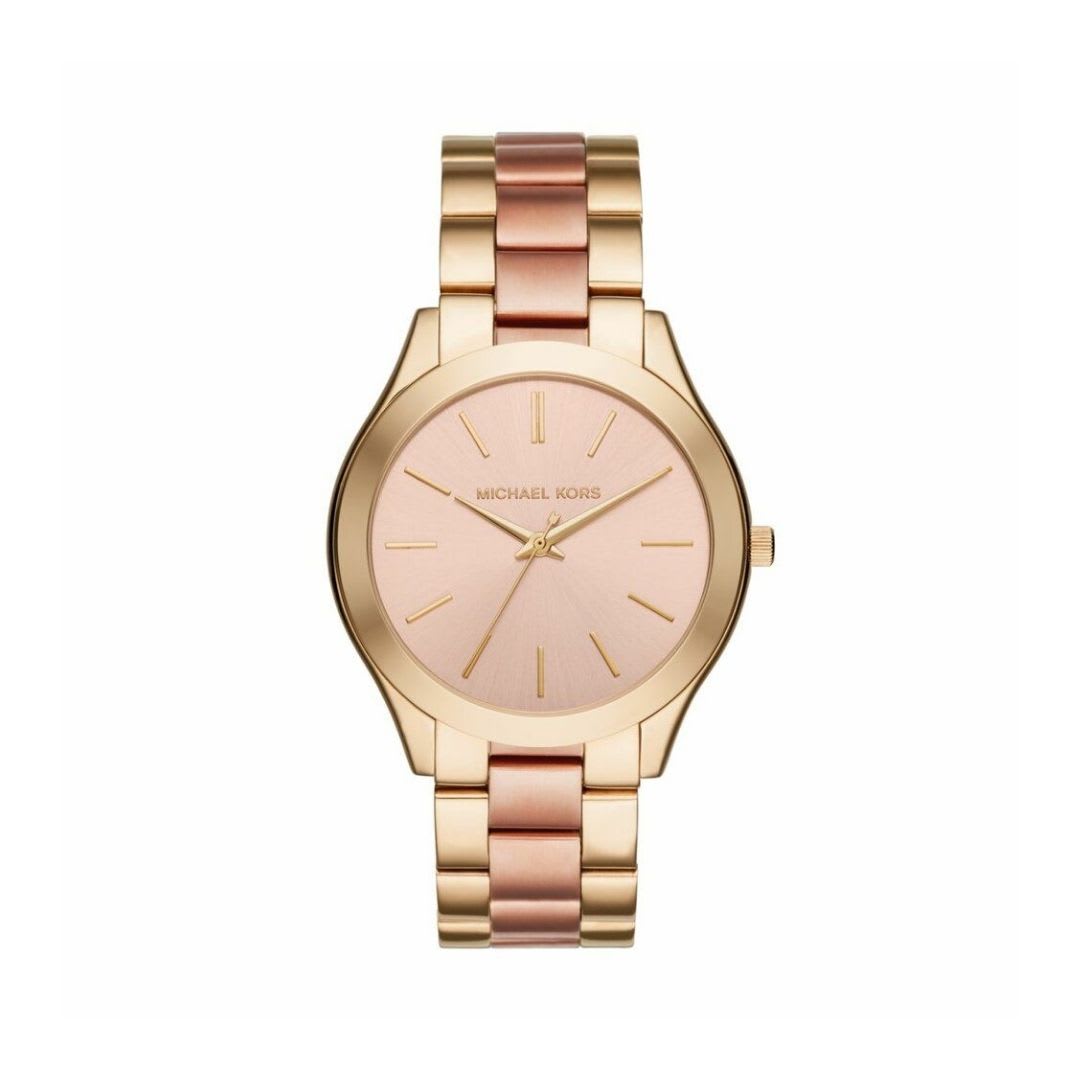 Michael Kors Slim Runway_Womens_Gold_Stainless_Steel_Watch_-_MK3493_x25tdu