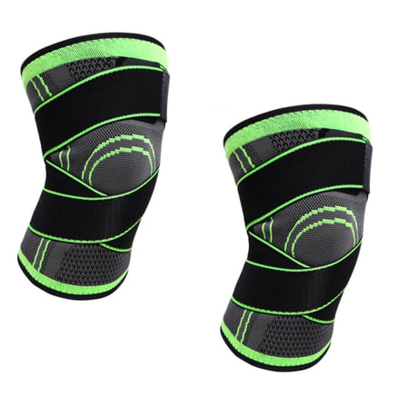2 Piece Knee Brace Protective Knee Support – Unisex – XL – Knee