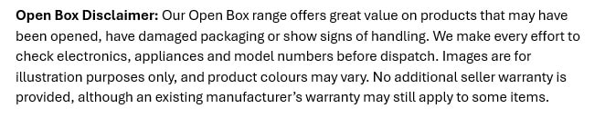 OpenBoxDisclaimer