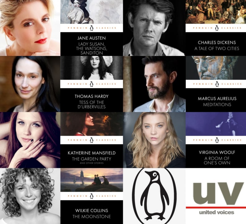 50 Penguin Classics Audiobooks Collection, featuring Emilia Fox, Julian Rhind-Tutt, Sian Clifford, Richard Armitage, Bonnie Wright, Natalie Dormer and Jessie Buckley