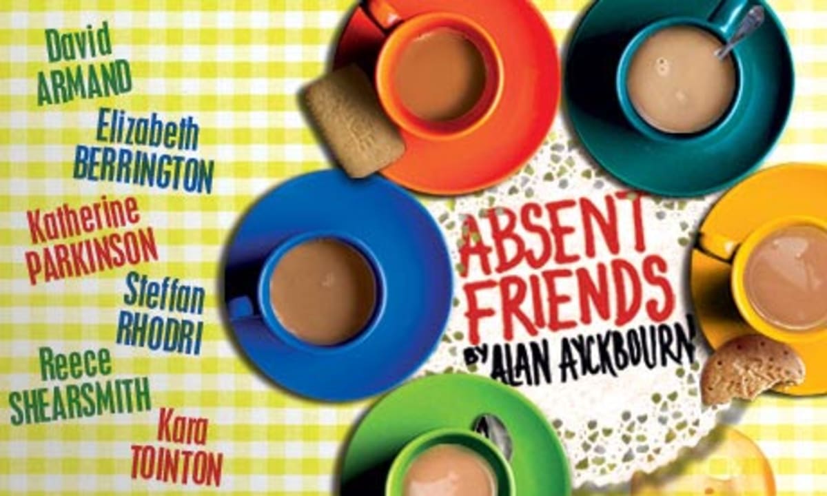 ABSENT FRIENDS opens at the Harold Pinter Theatre