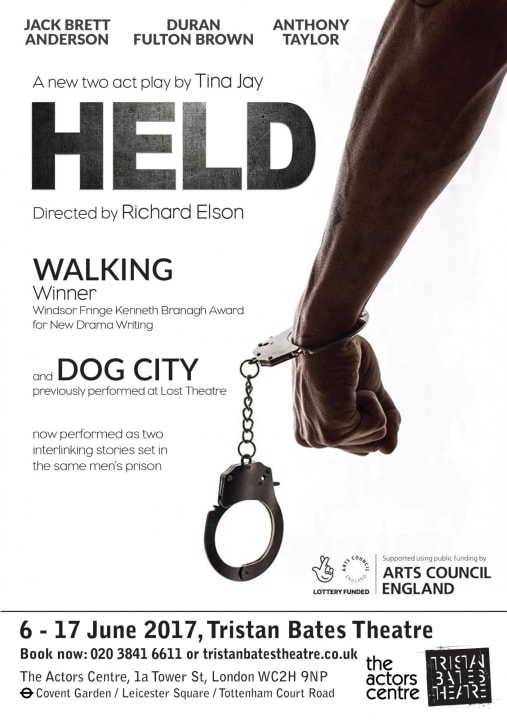 HELD to open in Tristan Bates Summer Season
