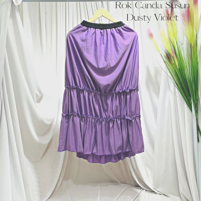 Promo FREE ONGKIR Rok Panjang Canda Susun Terbaru / Rok Muslim Wanita