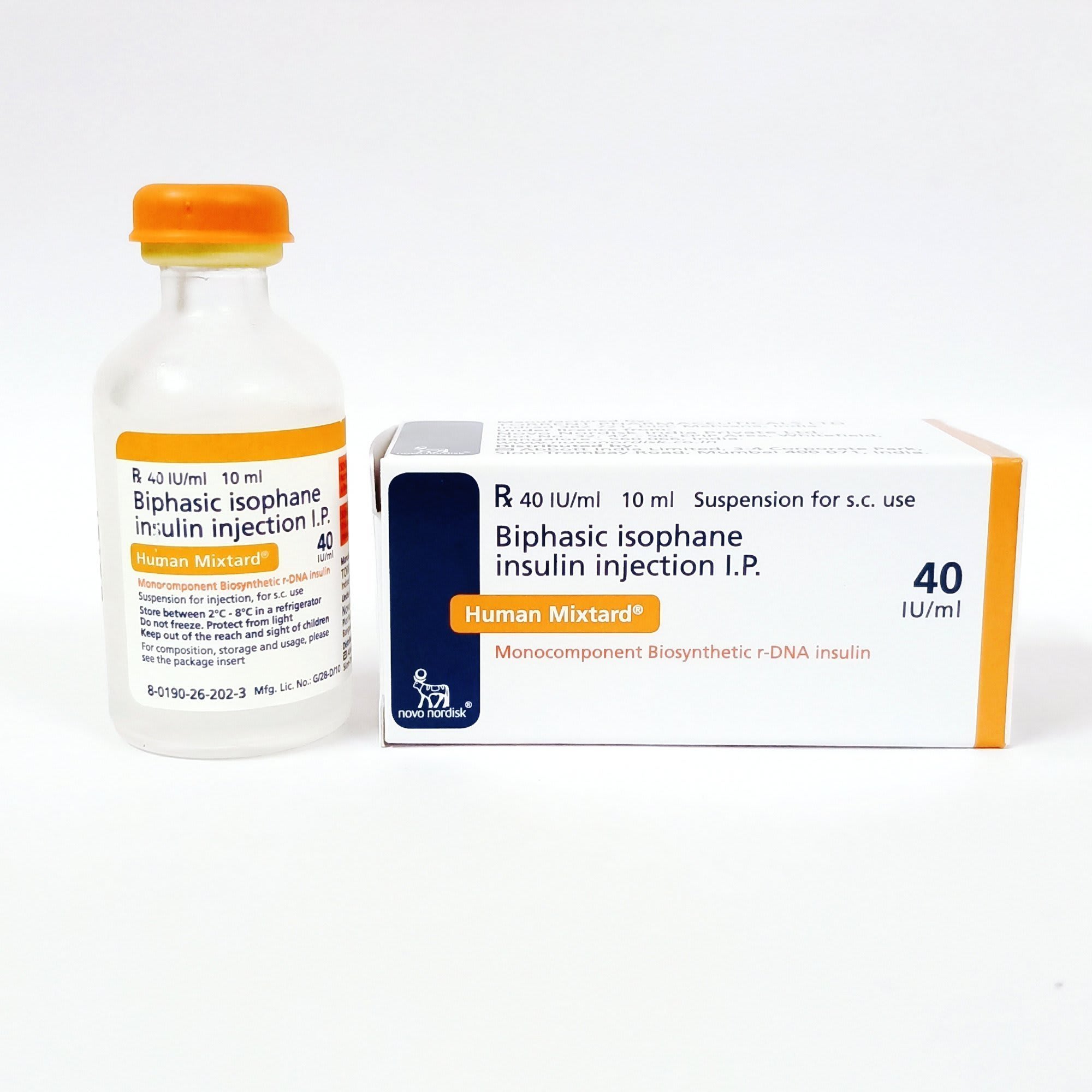 Insulgen 40 IU/ml Soluble Human Insulin Injection - 1 Vial (10ml)