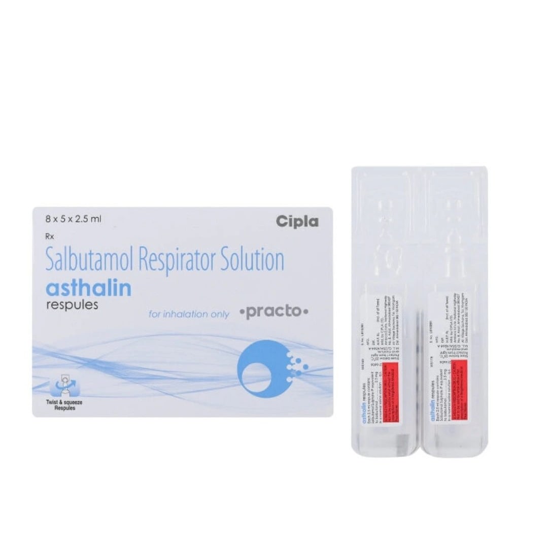 Salbutamol 2.5mg/2.5ml Respiratory Respules - 1 Single Respule