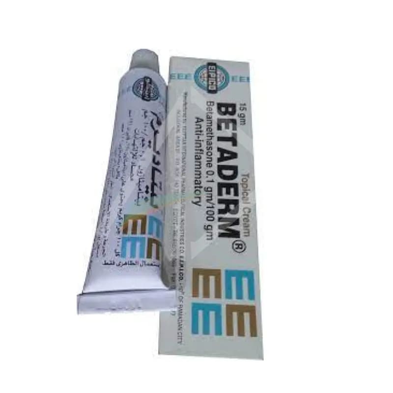 Betaderm 0.1% Betamethasone Valerate Cream - 20g Tube