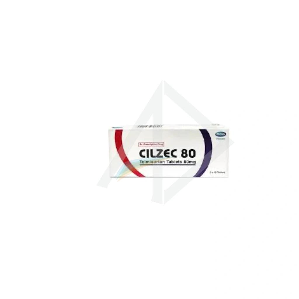 Cilzec 80mg Telmisartan Tablets - 1 Pack of 30 Tablets