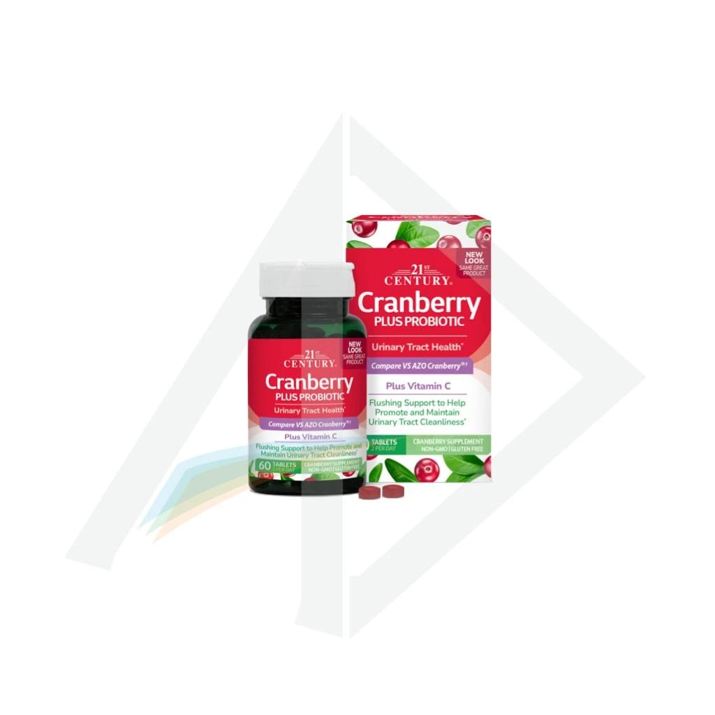 21st Century Cranberry Extract Urinary Support - 1 Bottle of 30 Tablets
