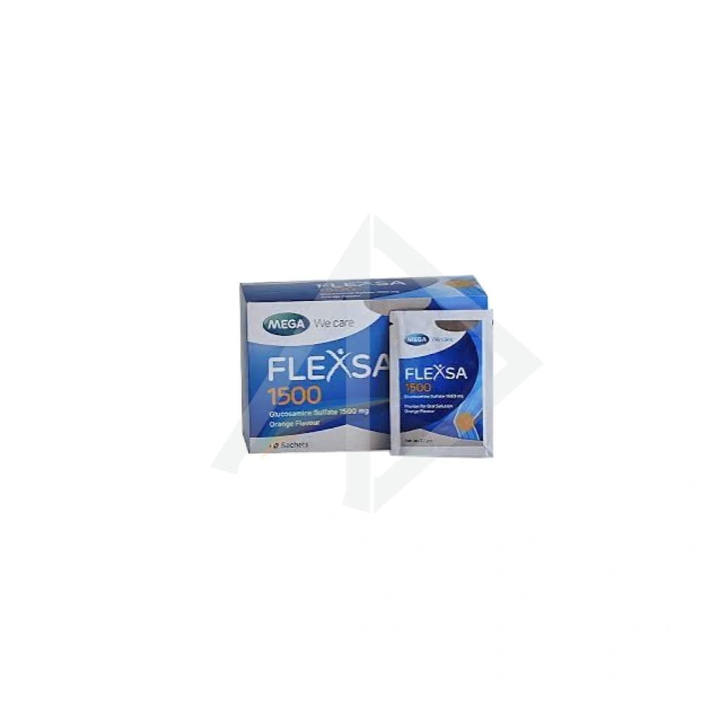 Flexsa Once Daily Glucosamine Joint Support - 1 Box of 30 Sachets