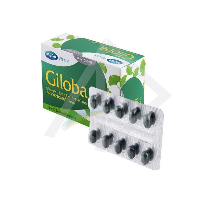 Ginkgo Biloba Extract 40mg, Phytosome Form Capsules