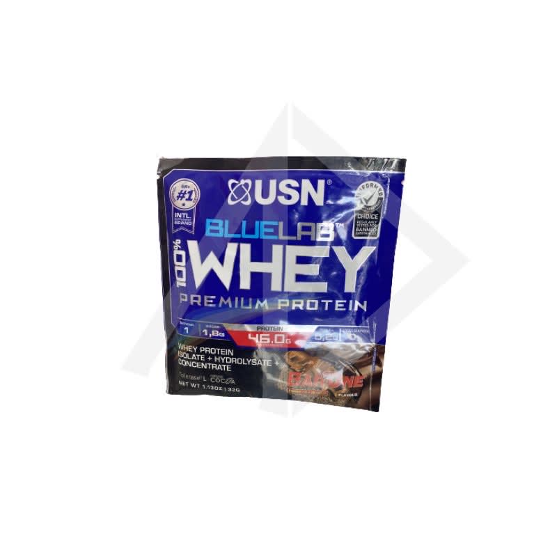 USN BlueLab 100% Premium Whey Protein (Bar-One Flavor) - 32g Sachet