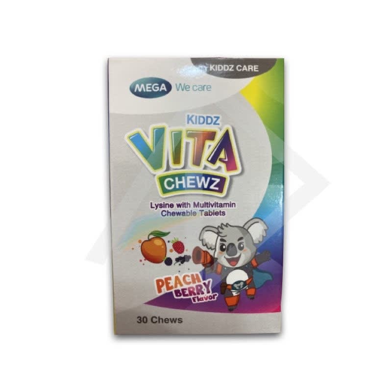 Mega We Care Kiddz VitaChew Chewable,30's