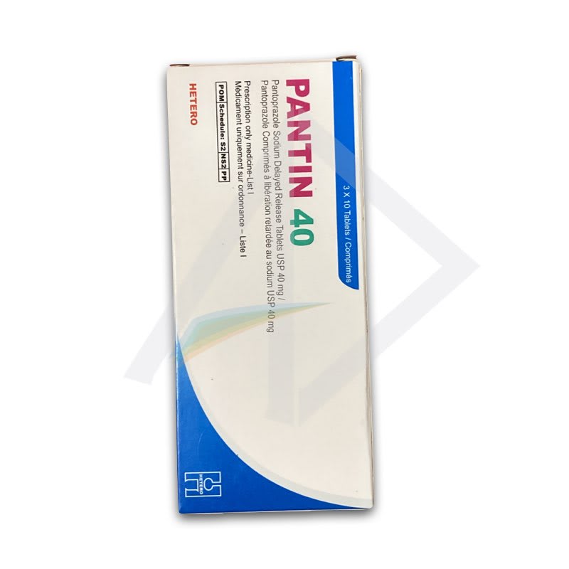 Pantin 40mg Delayed Release Tablets -10's