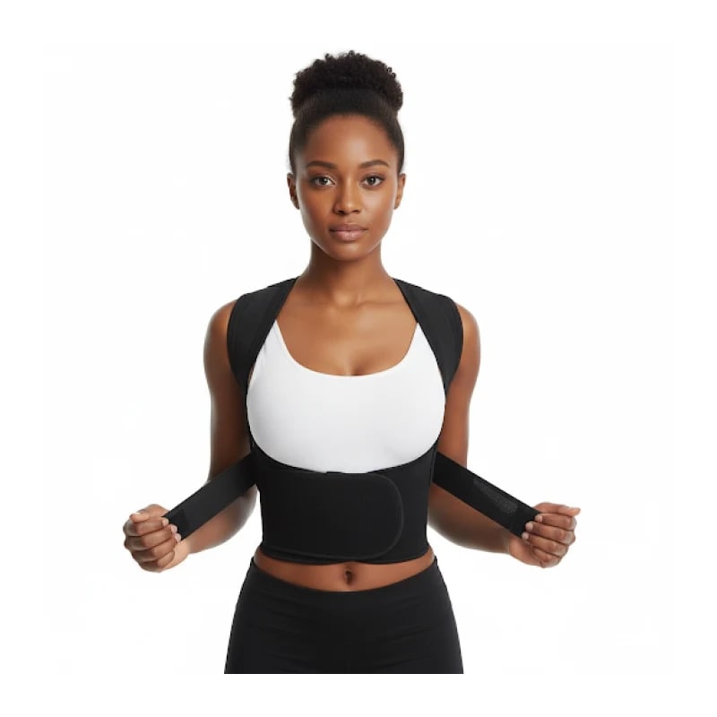 Adjustable Upper Back Posture Corrector Brace - 1 Unit