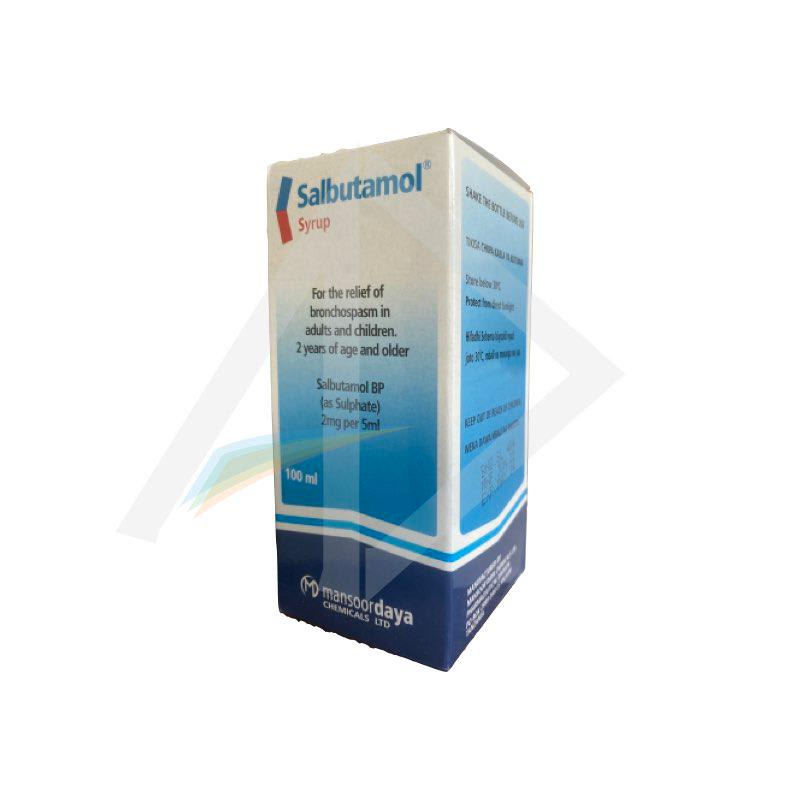 Salbutamol 2mg/5mls oral Solution -100mls