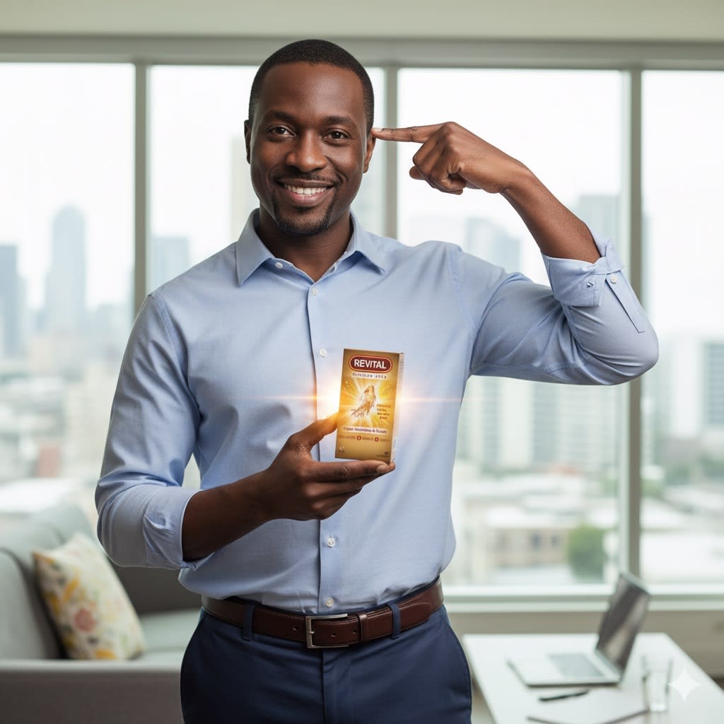 Revital Ginseng &amp; Multivitamin Capsules - 1 Bottle of 30 Capsules