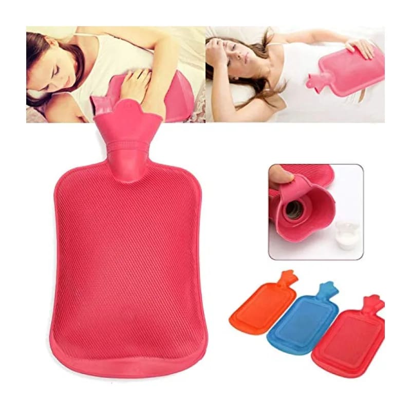 Leakproof Rubber Hot Water Bottle - 1 Unit