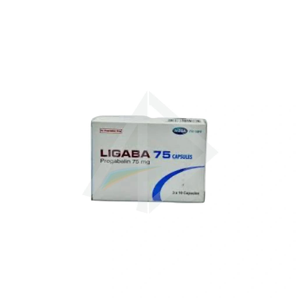 Ligaba 75mg Pregabalin Capsules - 1 Strip of 10 Capsules
