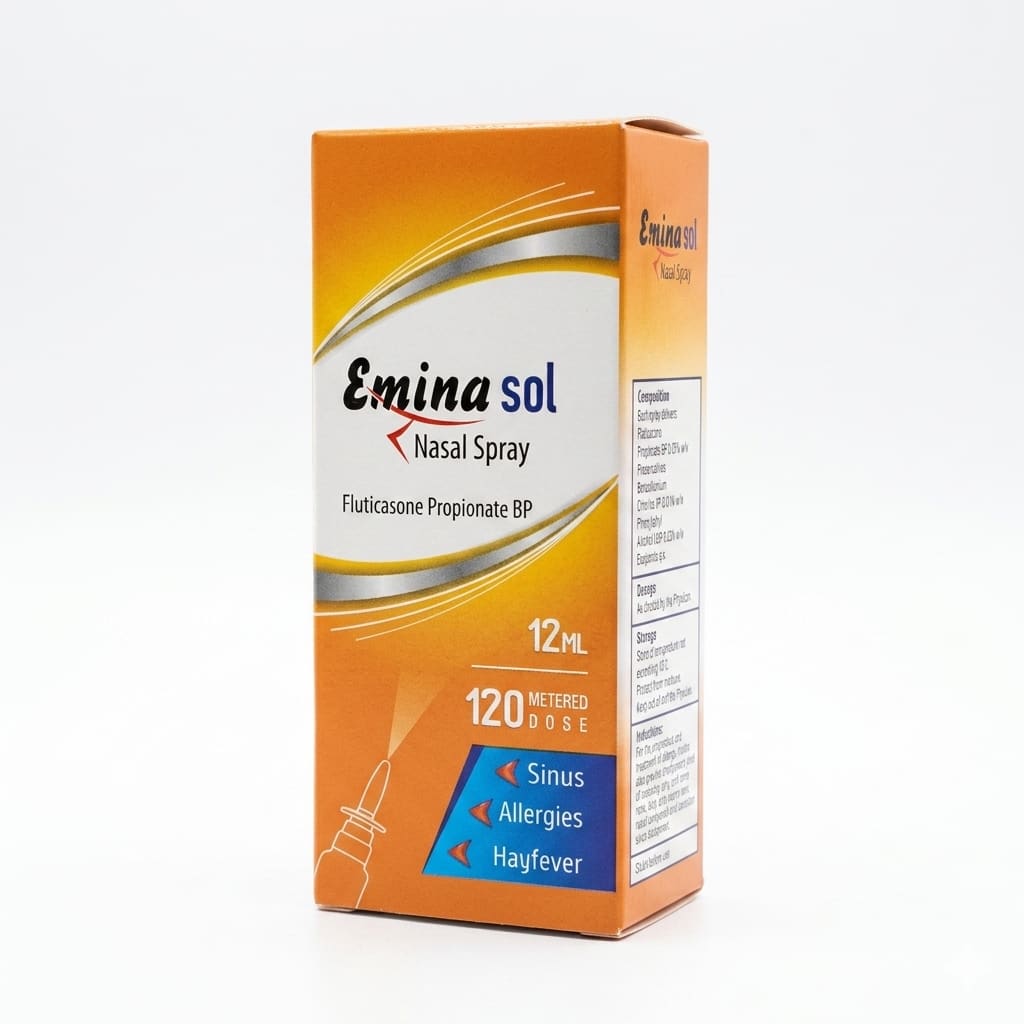 Fluticasone Propionate BP (Emina Sol Nasal Spray) - 120ml