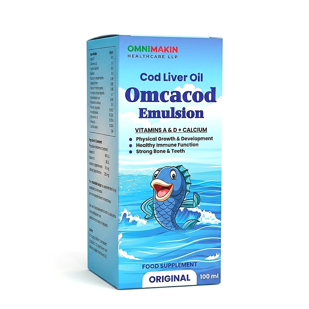 Omcacod Cold Liver Oil Original Flavor - 100mils