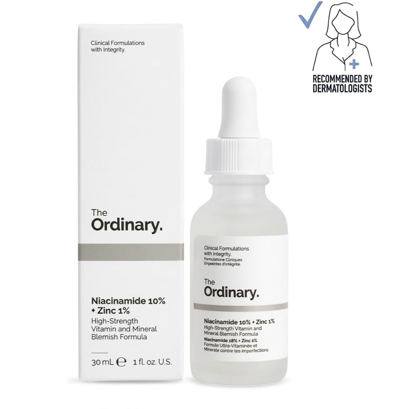 The Ordinary Niacinamide 10% + Zinc 1% Serum - 30ml Dropper