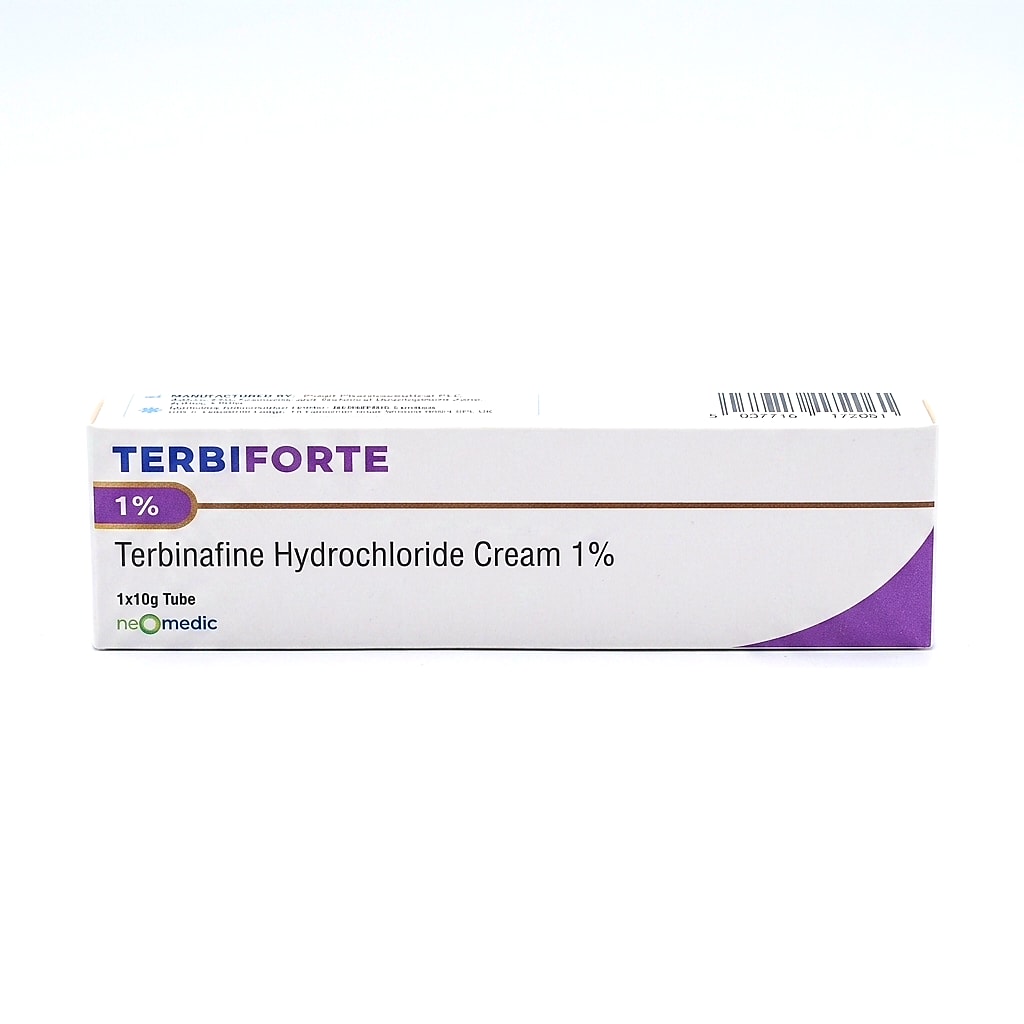 Terbiforte 1% Terbinafine Antifungal Cream - 10g Tube
