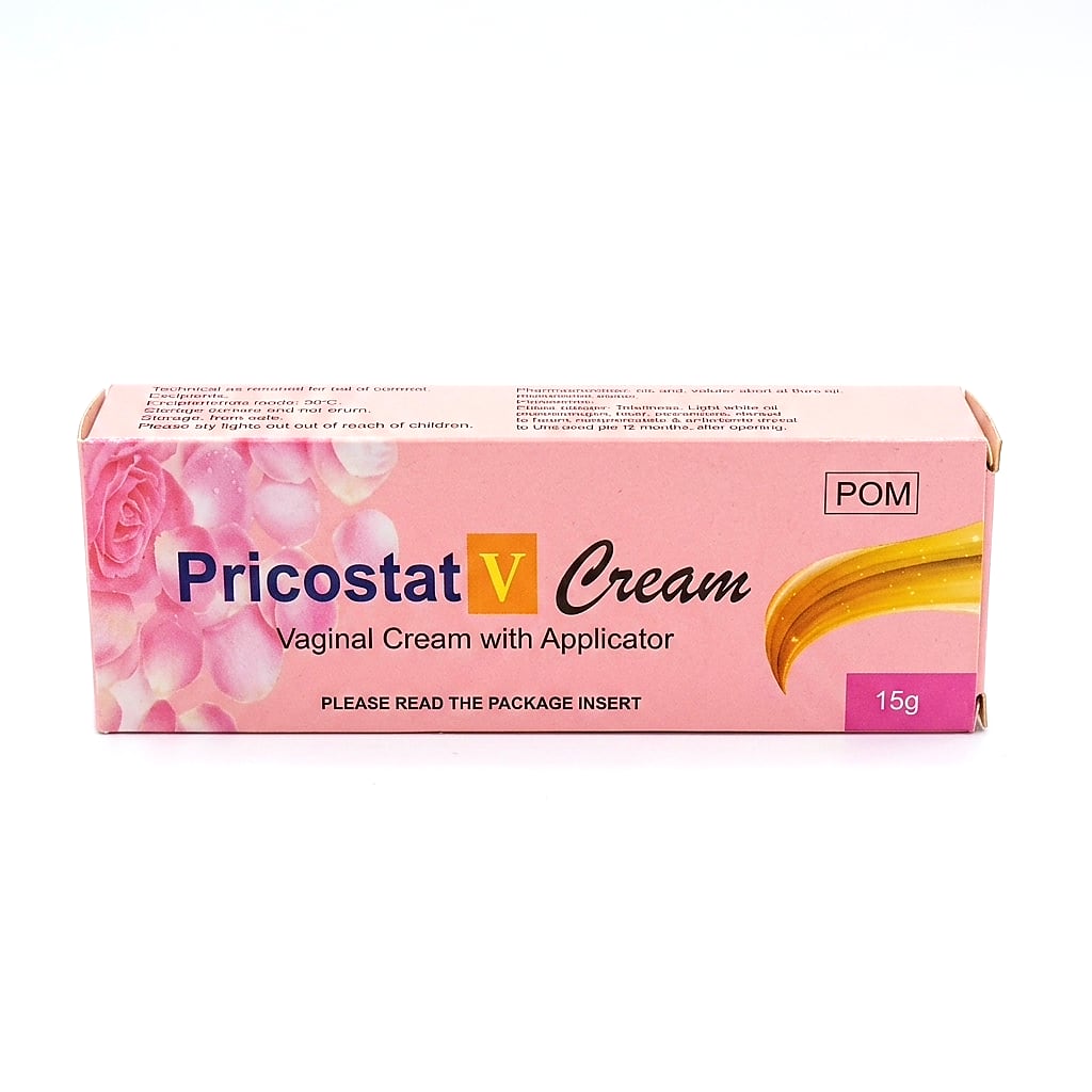 Pricostat-V 2% Clotrimazole Vaginal Cream - 30g Tube
