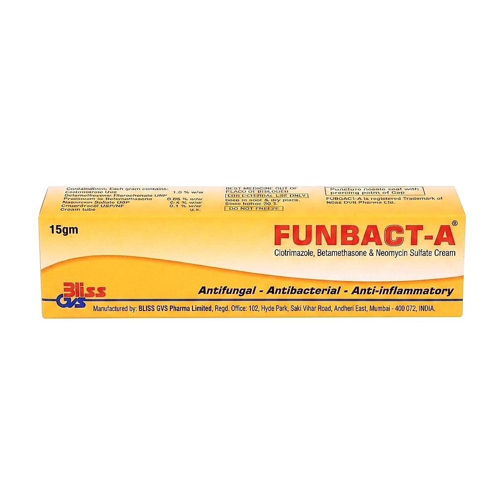 Funbact-A Triple Action Cream - 15g