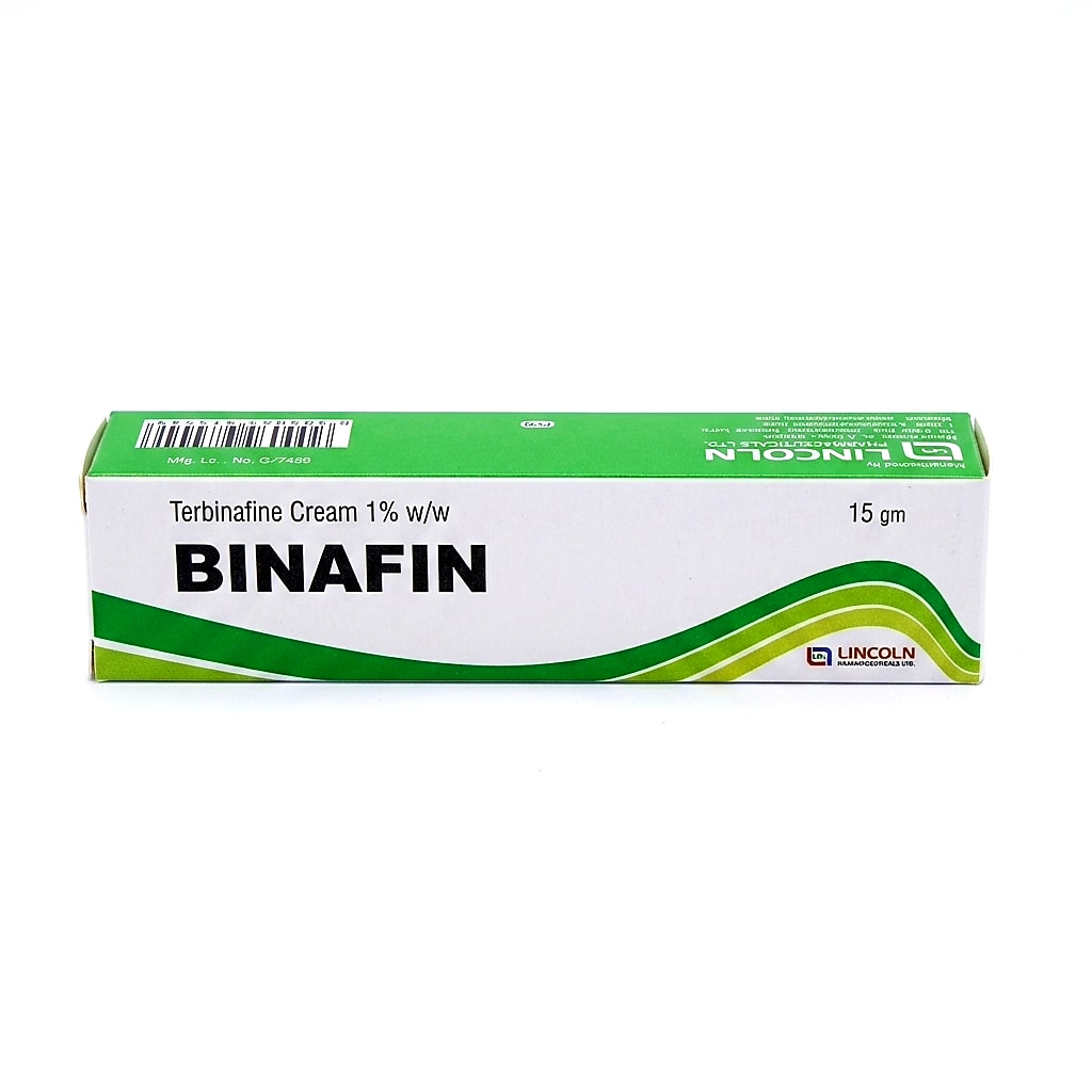 Binafin 1% Terbinafine Antifungal Cream - 15g