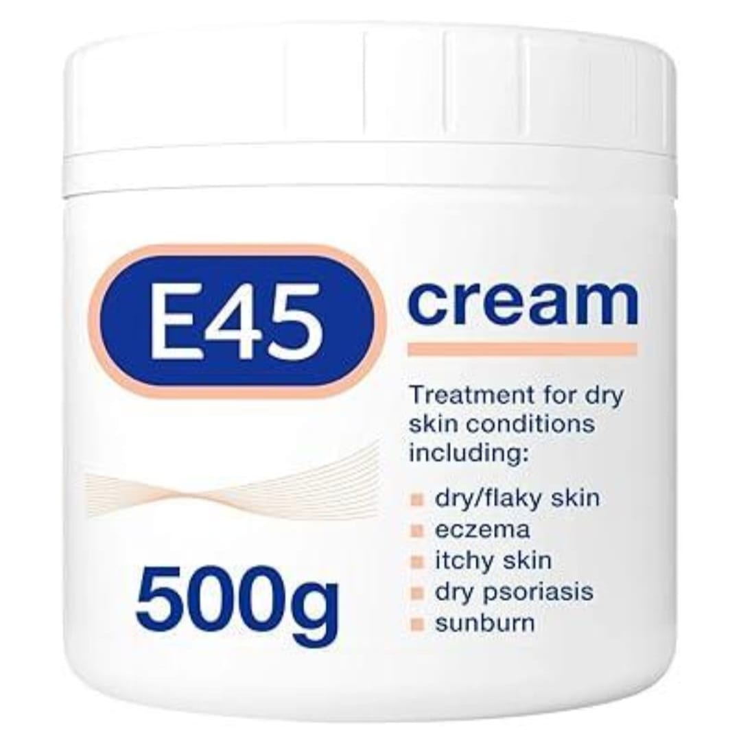 E45 Dermatological Cream for Dry Skin &amp; Eczema - 500g